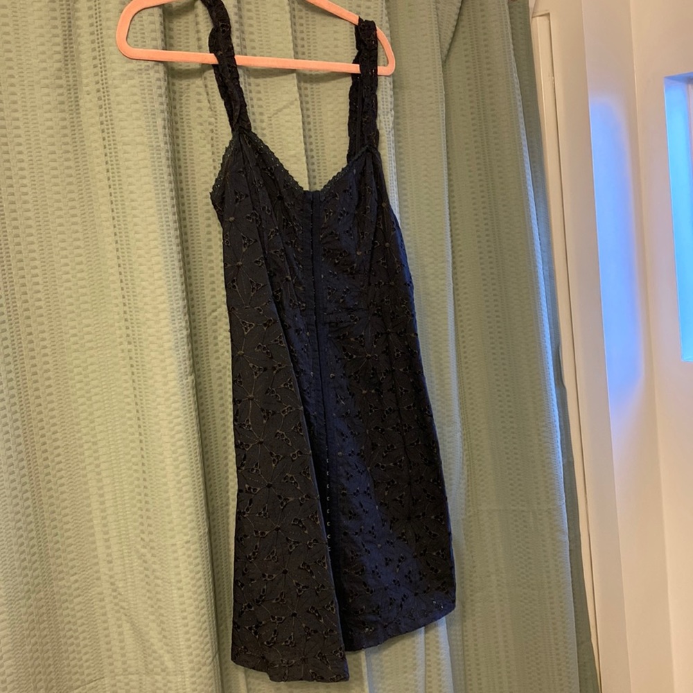 Navy mini dress